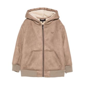 Emporio Armani Sweatshirts - male - Emporio Armani - Kids Sweatshirts - Beige - 12 Y - Kids