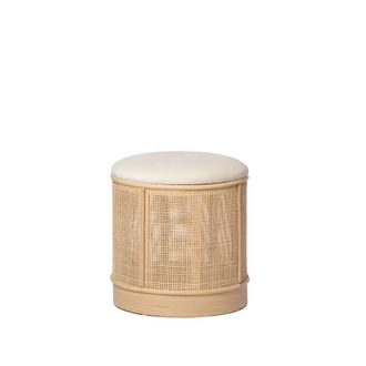 Klast Puf de fibra natural beige-natural 35 cm x 45 cm