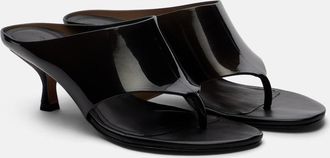 Farm Rio Leather-lined thong sandals