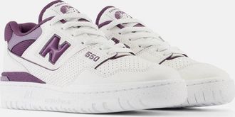 New Balance Womens New Balance 550 BBW550DG Sneakers White Midnight Violet Lifestyle Shoes