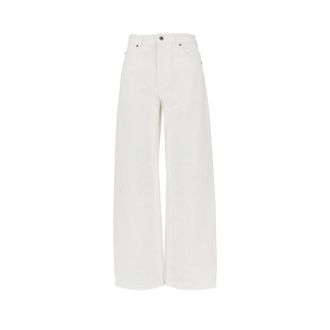 Loewe Baggy Fit jeans with Anagram embroidery Woman 40