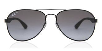 Ray-Ban RB3549 Polarized 002/T3 Mens Sunglasses Black Size 58