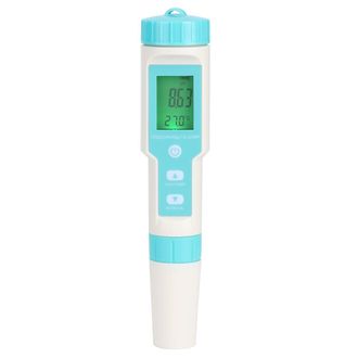 Infinite Medidor Multifuncional De Calidad Del Agua De Bolsillo: Ph, Tds, Ec, Orp, Salinidad - Abs Digital Ip67 Para Acuario, Piscina, Laboratorio