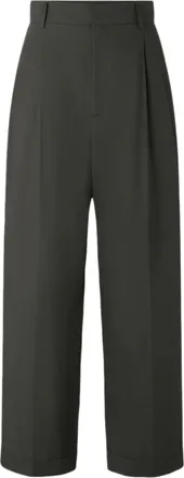 SOEUR Wide-Leg Trousers with Pleated Front Detail and Tailored Finish