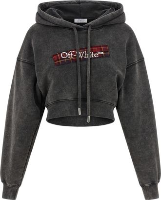 Off-white check Flan Bookish Hoodie