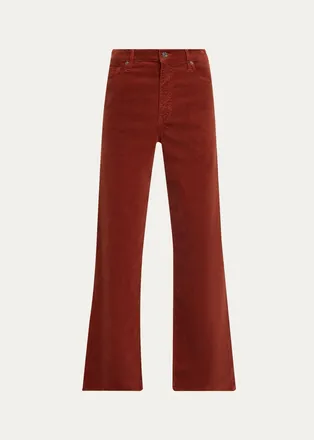 Frame Denim Le Slim Palazzo Corduroy Jeans