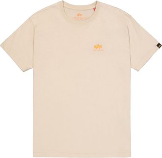 Alpha Industries T-Shirt ALPHA INDUSTRIES Basic T-Shirt SL, Herren, Gr. XXL, beige (organic beige), Obermaterial: 100% Baumwolle, Shirts T-Shirt