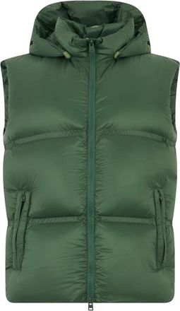 Herno Gewatteerd Vest met Capuchon - Heren - Bodywarmers - Groen - L - Jassen