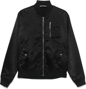 Palm Angels Bomber Jacket With Logo