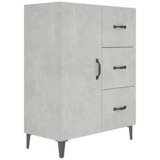 Berkfield Home Sideboard Concrete Grey 69.5x34x90 cm Engineered Wood