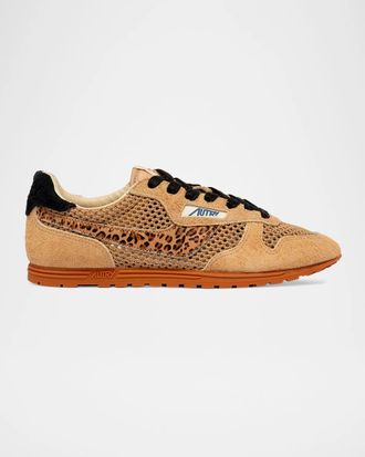 Autry Windspin Suede Low-Top Sneakers