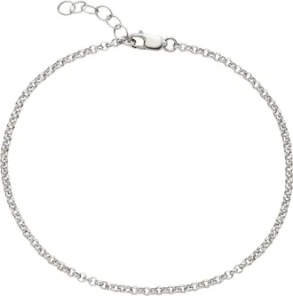 Made by Mary Rolo Chain Bracelet in Silver at Nordstrom, Size 6