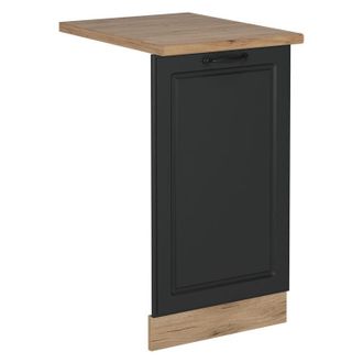 Vicco Panel Frontal Del Lavavajillas R-line, Antracita Casa De Campo, 45 Cm, Et Roble Vicco