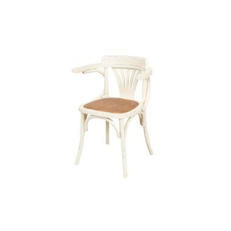 Biscottini International Biscottini - Vintage Thonet wooden chair 47x78x44 cm Kitchen chair Rustic chair with armrests Dining room chair Modern armchair