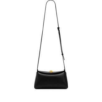 Ami Mini Carrousel Tas - Dames - Schoudertassen - Zwart - ONE Size - Leer - Tassen