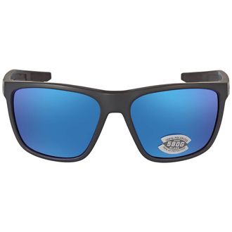 Costa FERG Blue Mirror Polarized Glass (580G) Square Mens Sunglasses 6S9002 900226 59