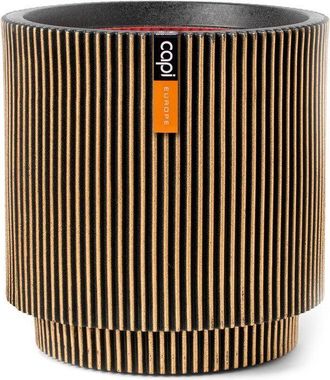 Capi Europe Jarr&oacute;n Cil&iacute;ndrico - Capi Europe - Groove Nl - 36 X 38 Cm - Negro/oro