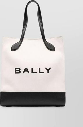 Bally bar keep on leather tote bag