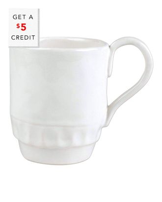 Vietri Vietri Pietra Serena Mug With $6 Credit