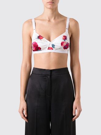 N&deg;21 Reggiseno in viscosa stampa rose