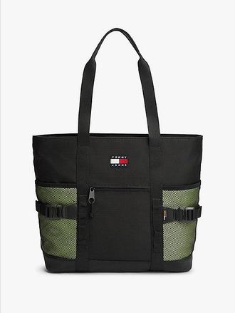 Tommy Hilfiger Logo Ripstop Outdoor Tote Bag
