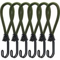 OEM 6 Tensores De Goma Con Ganchos En Espiral Para Tiendas De Campa&ntilde;a, Lonas, Pancartas De Pvc, Pabellones, Trampolines Y Velas De Sombra - Crezuo