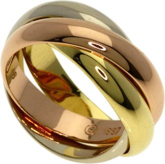 Cartier Trinity Yellow Gold (18K) Pink Gold (18K) White Gold (18K) Band Ring (Pre-Owned)