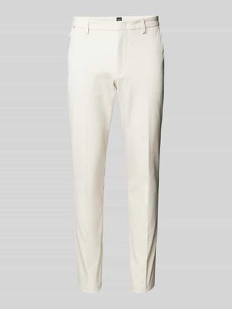 HUGO BOSS Stoffhose mit franz&ouml;sischen Eingrifftaschen Modell Kaito in Offwhite, Gr&ouml;&szlig;e 54