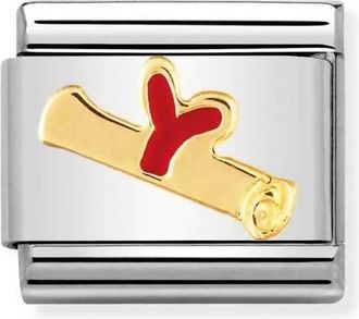 Nomination Unisex Graduation Links Bracelet In Diploma
