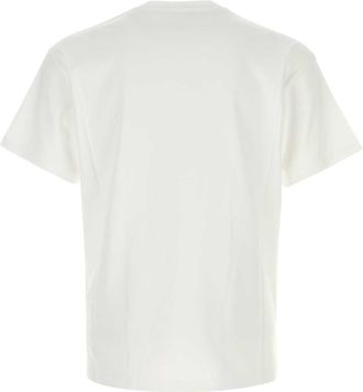 Givenchy Mens White Cotton T-Shirt Exterior