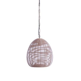 Light & Living L&aacute;mpara Colgante - Oliveria - Rosa - Metal - E27 - Light&living