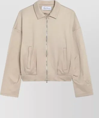 Max Mara silk-blend cropped jacket