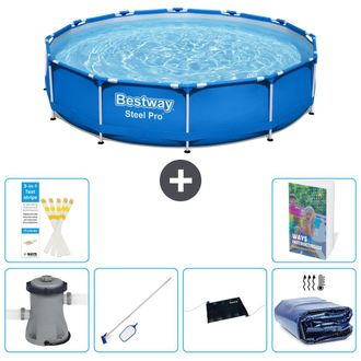 Bestway Piscina Bestway Steel Pro Redonda - 366x76 Cm - 7-piezas S235