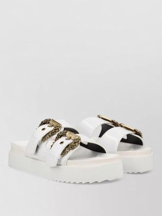 Versace Jeans Couture platform slides arizona sandals open toe