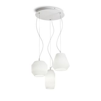 Netlighting Origami 3 Light Cluster Ceiling Pendant White