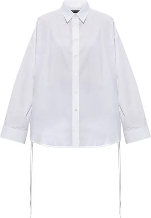 Balenciaga Shirts, female, White, Size: 2XS Oversize-cut shirt
