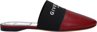 Givenchy Womens Sandals Slipon - Dark Red Leather - Size EU 35