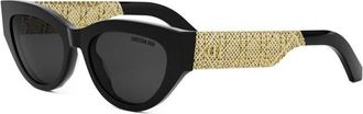 Dior Stijlvolle Bril met Premium Kwaliteit - Dames - Zonnebrillen - Zwart - 53 MM - Accessoires