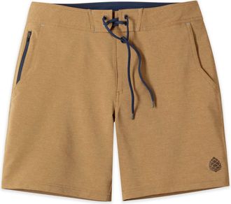 Stio | Mens CFS Board Short - 7.5, Size 30 in Mudslide Heather