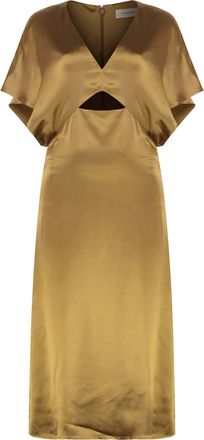 Yves Salomon Satin Dress