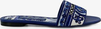 Dolce & Gabbana Sandali Maiolica con ricami all-over - DOLCE & GABBANA - gender_Woman