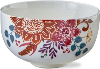 Tag Autumn Bloom Fall Stoneware Snack Bowl Multi 20 oz 5.38x5.38x3.09 in in Orange at Nordstrom