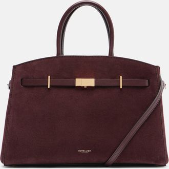 DeMellier Hudson Midi suede tote bag