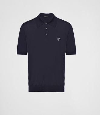 Prada Superfine wool polo shirt