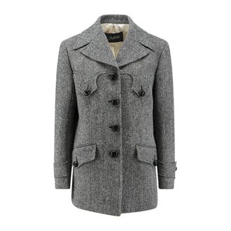 Seafarer Chaqueta de Tweed Espiga - Jackets - Mujer - Gris - M