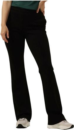 Modstr&ouml;m Tanny Flare Broek - Dames - Wijde Broeken - Zwart - XS - Rayon - Broeken