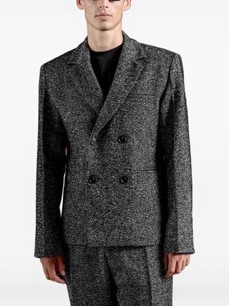 Mani&egrave;re De Voir Didier double-breasted suit - Grey