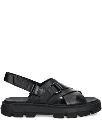 Sorel Rein CB sandals - women - Calf Leather/Calf Leather/Rubber - 7 - Black