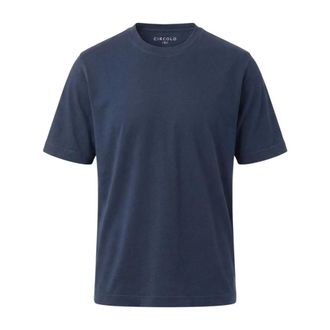 Circolo 1901 T-Shirt G.Dyed Jersey - male - Circolo 1901 - T-Shirts - Blue - 3XL - Tops