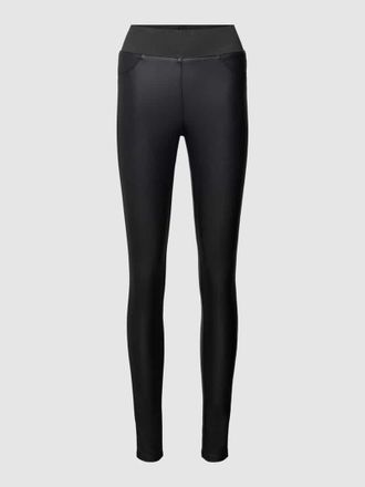 Soyaconcept Leggings in Leder-Optik Modell PAM in Black, Größe 34